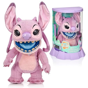 WOW! STUFF Wow Stuff Disney Angel Puppetronic by RealFX Looks Feels Sounds Real Disneys Lilo Stitch Over 100 Action Sounds 18 High Ages 6