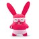 Fuggler Vacay Vibes by ZURU Funny Ugly Monster Plush Collectible Toy Rabid Rabbit red