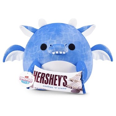 Snackles Series 2 8inch Snackle by ZURU Cuddly Squishy Comfort 8inch Plush with Licensed Snack Brand Accessory DragonHershey Cookie n Cream