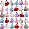 YGbridge 30 Pcs Mini Plush Easter Bunny Animals Miniature Stuffed Rabbit Soft Tiny Stuffed Animals Easter Bunnies Plush Rabbit for Easter Basket Stuffers DIY Hair Clips 30