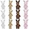 YGbridge Mini Plush Bunny 12 Pcs Tiny Stuffed Animals 32 Inch Easter Bunny Doll Soft Rabbit for Easter Birthday Wedding Decorations Easter Basket Stuffers 32 Inch