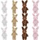YGbridge Mini Plush Bunny 12 Pcs Tiny Stuffed Animals 32 Inch Easter Bunny Doll Soft Rabbit for Easter Birthday Wedding Decorations Easter Basket Stuffers 32 Inch