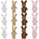YGbridge Mini Plush Bunny 12 Pcs Tiny Stuffed Animals 32 Inch Easter Bunny Doll Soft Rabbit for Easter Birthday Wedding Decorations Easter Basket Stuffers 32 Inch
