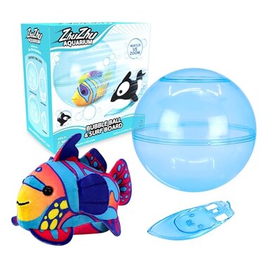 zhuzhu Aquarium Bubble Ball Surf Board with Mandarin Fish