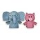 YOTTOY Mo Willems Collection Elephant Piggie Pair of Finger Puppets