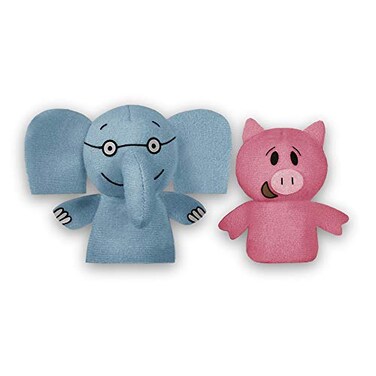 YOTTOY Mo Willems Collection Elephant Piggie Pair of Finger Puppets