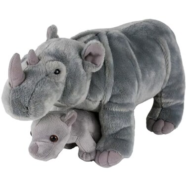 Adventure Planet Rhode Island Novelty Charming And Rhino Plush Soft Stuffed Animal Toy for Kids 14 Inch