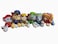 Nickelodeon PAW Patrol 6 Plush Toy SET of 6 Characters Marshall Skye Everest Rocky Rubble Chase