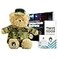 ZZZ Bears SGT Sleeptight Army Teddy Bear with Storybook Sleep System Comforting Gift for Army Kids Helps with Bedtime Routine Deployment Separation Emotional Support