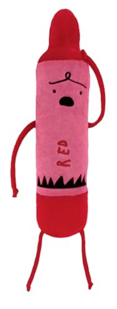MerryMakers The Day the Crayons Quit Red Soft Plush Crayon Toy 12Inch from Drew Daywalt and Oliver Jeffers The Day the Crayons Quit Book Series