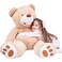 IKASA Giant Teddy Bear Plush Toy Stuffed Animals Brown 39 inches