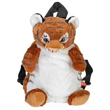 WILD REPUBLIC Wild Republic Tiger Backpack Mini Backpack Animal Bag Kids Gifts Plush Zoo Animal 14 Inches