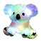 Glow Guards 10 Light up White Koala Stuffed Animal LED Soft Plush Wildlife Toy with Rainbow Night Lights Ideal Birthday Childrens Day for Toddler Kids