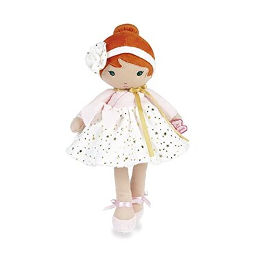 Kaloo Tendresse My First Fabric Doll Valentine 25 cm Cuddling Companion Machine Washable Heirloom Quality Multiple Textures Safe for Babies EcoFriendly
