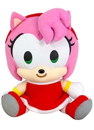 Great Eastern Entertainment Sonic The Hedgehog Amy Sitting Plush 7 H