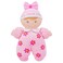 June Garden 9 My First Doll Sienna Soft Plush Baby Doll with Rattle Pink Outfit