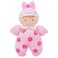 June Garden 9 My First Doll Sienna Soft Plush Baby Doll with Rattle Pink Outfit