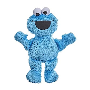 Sesame Street Little Laughs Tickle Me Cookie Monster Talking Laughing 10Inch Plush Toy for Toddlers Kids 12 Months and Up