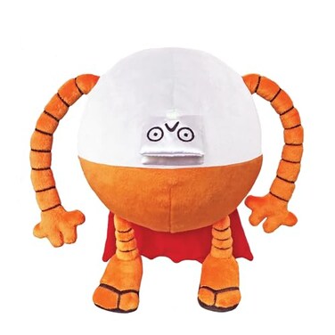 MerryMakers Dog Mans 80HD Soft Plush Toy 9Inch from Dav Pilkeys bestselling Dog Man Graphic Novel Series