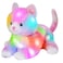 Glow Guards 13 Lying Light up Rainbow Cat Plush Toy Rainbow Kitty Soft Stuffed Animal Bed Night Light Birthday for Toddler Kids