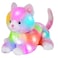 Glow Guards 13 Lying Light up Rainbow Cat Plush Toy Rainbow Kitty Soft Stuffed Animal Bed Night Light Birthday for Toddler Kids