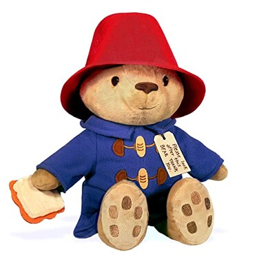 YOTTOY Paddington Bear CollectionClassic Seated Paddington Bear Soft Stuffed Plush Toy 12 H