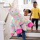 Animal Adventure Sqoosh2Poof Giant Cuddly Ultra Soft Plush Stuffed Animal with Bonus Interactive Surprise 44 Llamacorn