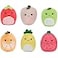 Squishville by Squishmallows Mini Plush Fruit Squad Six 2 Soft Minimallow Plush Irresistibly Colorful Fruits Mini Peach Pineapple and Watermelon