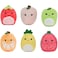 Squishville by Squishmallows Mini Plush Fruit Squad Six 2 Soft Minimallow Plush Irresistibly Colorful Fruits Mini Peach Pineapple and Watermelon