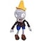 JHESAO 12 PVZ Plush Conehead Zombies Brown Coat Toys PVZ 1 2 Stuffed Soft Doll Roadblock Conehead Zombie New