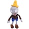 JHESAO 12 PVZ Plush Conehead Zombies Brown Coat Toys PVZ 1 2 Stuffed Soft Doll Roadblock Conehead Zombie New