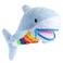 Buckle Toys Bruce Shark Stuffed Animal Montessori Learning Activity Travel Toy for Toddlers Develop Motor Skills and Problem Solving
