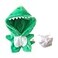 niannyyhouse Dinosaur Suit 20cm78in Plush Doll Clothes Onesies Shoe 2Piece Set Green Pajamas Green