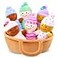 Qpewep Basket Plush Baby Dolls Soft Multicultural Sensory Babies Toy Set 6 Piece Interchangeable Clothes Stuffed Plush Figures for All Ages Easter Gift