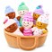 Qpewep Basket Plush Baby Dolls Soft Multicultural Sensory Babies Toy Set 6 Piece Interchangeable Clothes Stuffed Plush Figures for All Ages Easter Gift