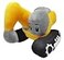 YONLIT Soft Excavator Stuffed Construction Toy Super Cute Plush Digger Trucks Excellent Gifts for Kids or Birthday Party 11 Inches