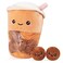 Nenalayo Cute Boba Tea Plushies Toy Stuffed Bubble Tea Plush Pillow Removable Soft Snack Cup Shaped Pillow Creative Gifts for Kids 137 Inch6 Dolls Brown