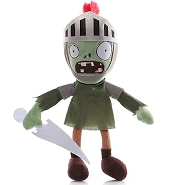 JHESAO 12 PVZ Plants and Knight Zombies Plush Toys Normal Zombies PVZ Plushies 1 2 Stuffed Soft Doll Knight Zombie New