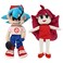 Leobbyli Friday Nigh Funki Plush 2 Pcs MerchCute Plush Toys for Children99 Inch BoyfriendGirlfriend