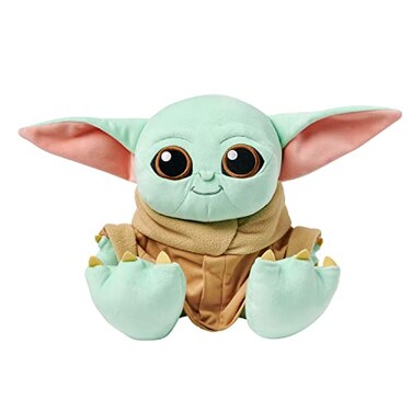 Disney Store UnisexChildren Star Wars Grogu Big Feet Plush Star Wars The Mandalorian Small 10 Inch