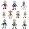 JHESAO 10 PCS Plants and Zombies PVZ Plush Toys Normal Gray Zombies Plushies Soft Dolls New