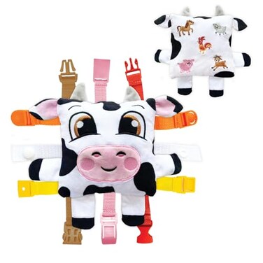 Buckle Toys Bessie Cow Learning Activity Toddler Toy