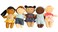 Making Believe Diversity Buddies Multicultural Plush Dolls Set Diversity Toys for Kids Daycare Home 8 5 Pcs