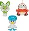 Pok&Atilde;mon Pokmon Paldea First Partner Plush 3 Pack 8Inch Pokmon Plush of Fuecoco Quaxly and Sprigatito