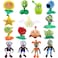 JHESAO 15 PCS Plants Zombies PVZ Plush Zombies Plants Set Soft Stuffed Dolls Plushies New