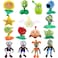 JHESAO 15 PCS Plants Zombies PVZ Plush Zombies Plants Set Soft Stuffed Dolls Plushies New