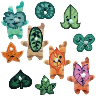 Nadou 39 Korok Plush4 Pcs Koroks Toys with 10 Different Replacement FaceYahaha Stuffed Animals Cute Game Merch Action FiguresGifts for Game Fans Kids Adults