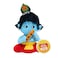 Panda's Box Pandas Box Mantra Chanting Baby Krishna Small 23 CM Musical Soft Plush Toy Best Gift for Infants Toddlers Babies