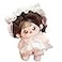CALEMBOU Plush Doll 20cm Soft Cute Cotton Anime Kawaii DressUp Doll with Skeleton Clothes Chacha