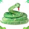Rakuto 32 Inches Snake Stuffed Animal Boa Constrictor Snake Plush Toy Cool Boa Constrictor Pluhies Gift Realistic Python Props for Kids Party Favor Green
